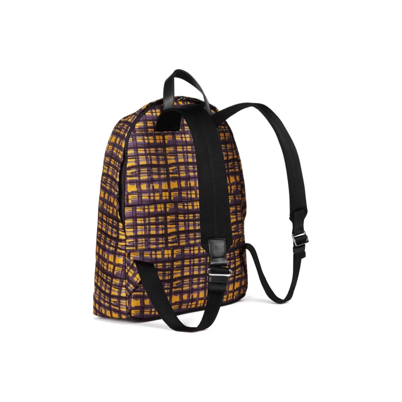 Furla Nylon Fabric Backpack Medium Size Men's Yellow-1
