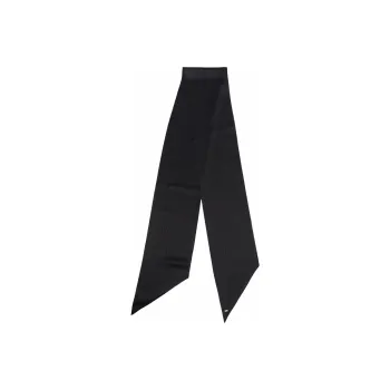 SAINT LAURENT Silk Scarves Women's Black