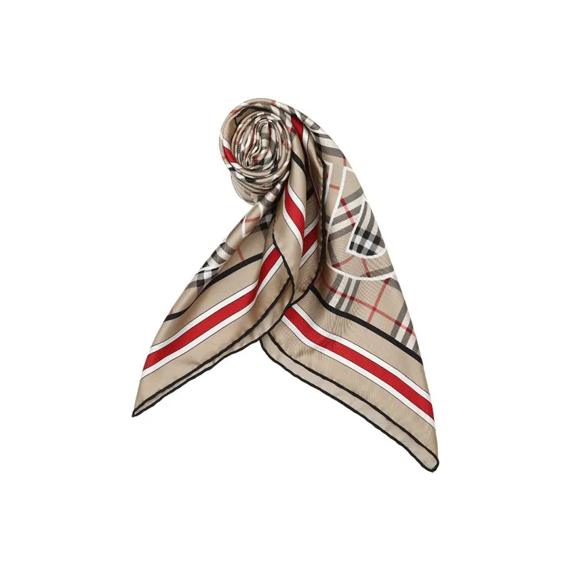Burberry Vintage Silk Scarves Women's-3