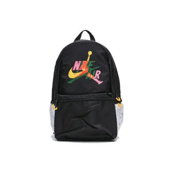 Jordan Polyester Basketball Bag Backpack Large Size Unisex Black White