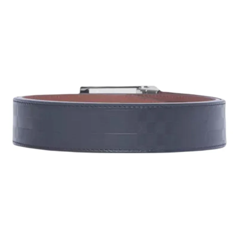 Burberry Leather Belts Men Black/Tan-2