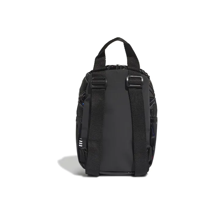 Adidas Originals Polyurethane Artificial Leather Backpack Regular Unisex Black-2