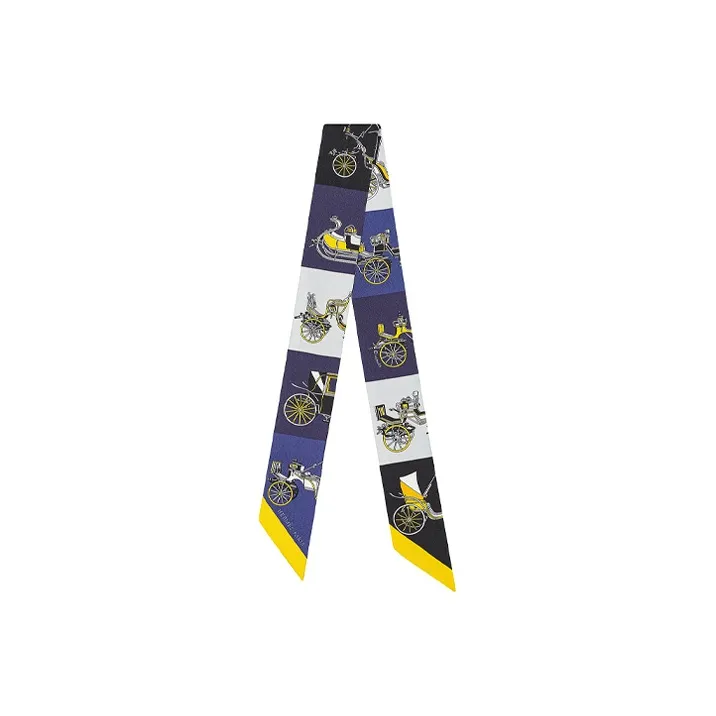 HERMES Twilly Silk Scarves Unisex-0