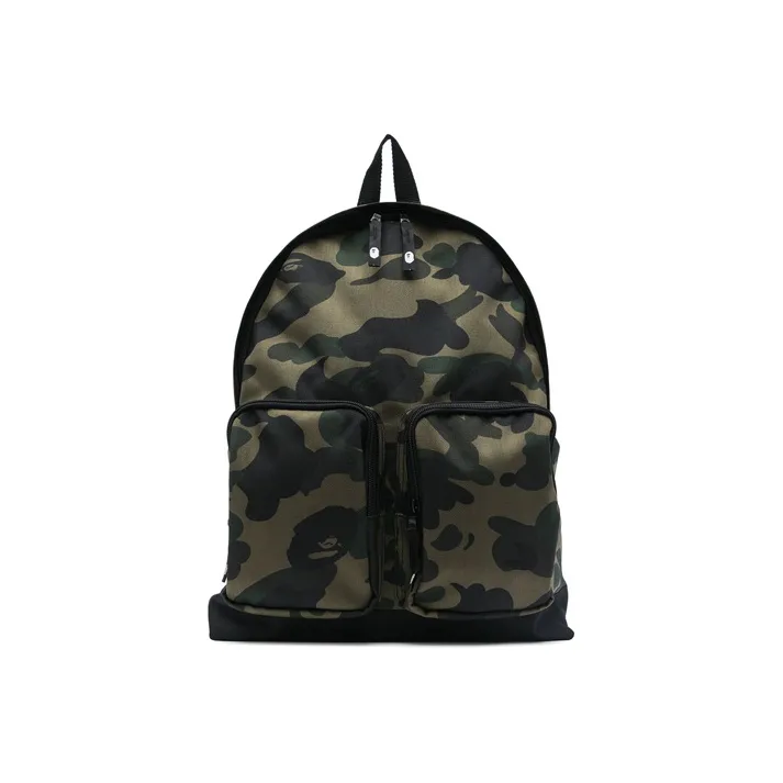 A BATHING APE Polyester Backpack Regular Unisex Green-0