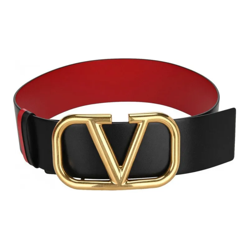Valentino V Logo Leather Belt-1