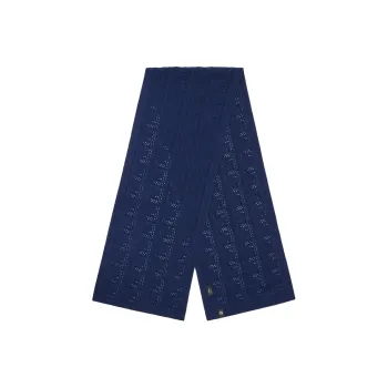FENDI Knit Scarves Unisex Blue