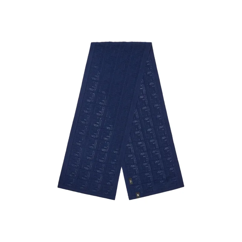 FENDI Knit Scarves Unisex Blue-0