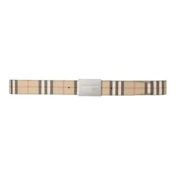 Burberry Reversible Vintage Check Print Belt