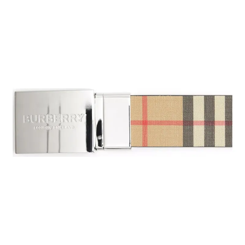Burberry Canvas Belt Unisex Width  3.5cm-6