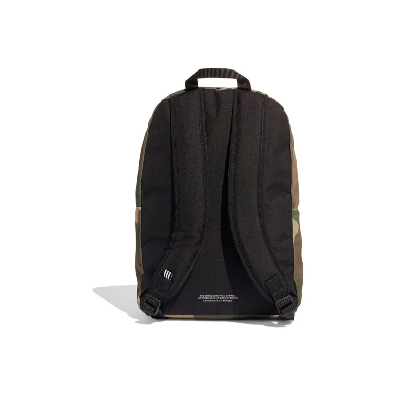 Adidas Originals Polyester Backpack Regular Unisex Green Camouflage-3