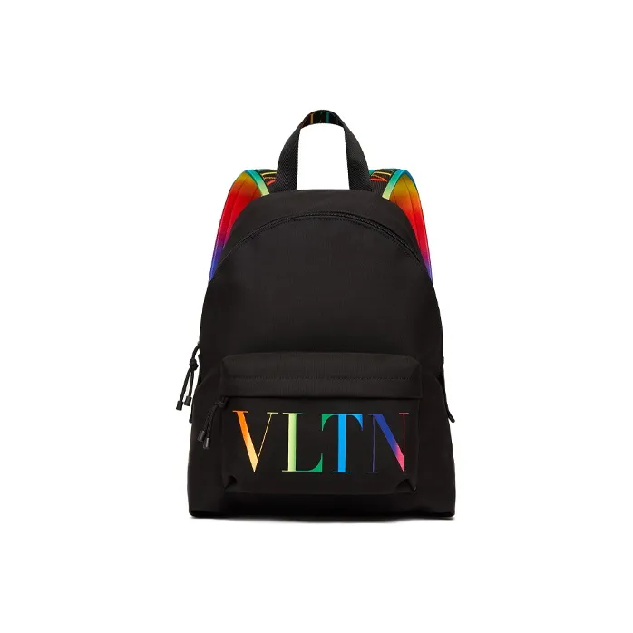 Valentino Vltn Times Zip Up Backpack-0