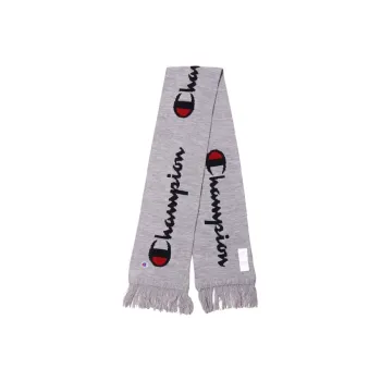 Champion Knit Scarves Unisex Light Gray