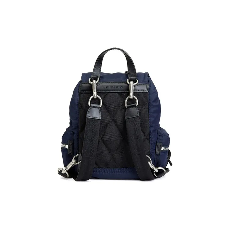 Burberry Canvas Backpack Unisex Ink Blue-1