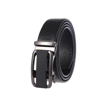 BAIJUAN Top Grain Cow Leather Belts Men's 3.5 Cm