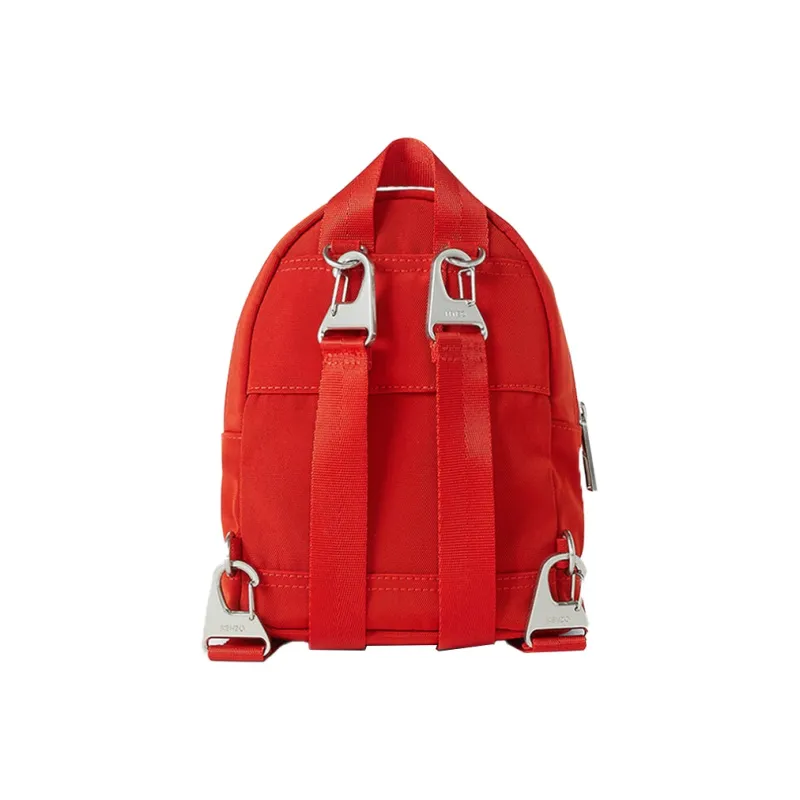 KENZO Canvas Backpack Women's Red-2