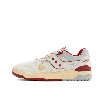 Saucony Cross 90 Low Top Skateboard Shoes Unisex Red White