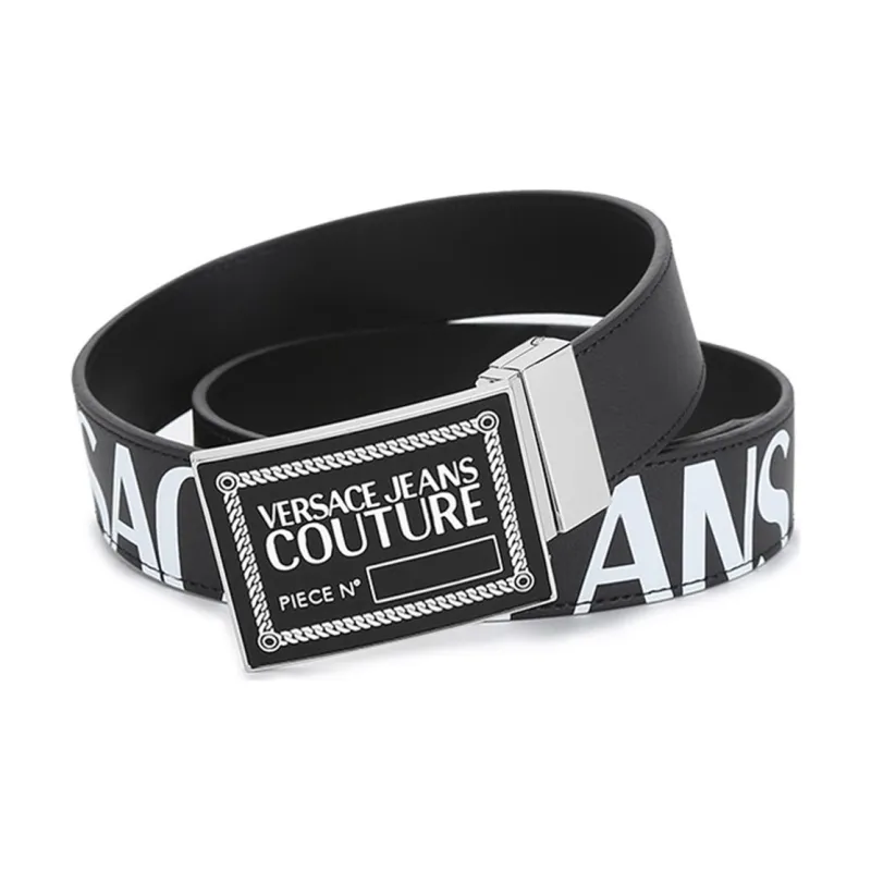 VERSACE JEANS COUTURE Leather Belts Men Black-3