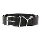 Black with Silver-Tone Buckle