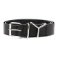 Black with Silver-Tone Buckle