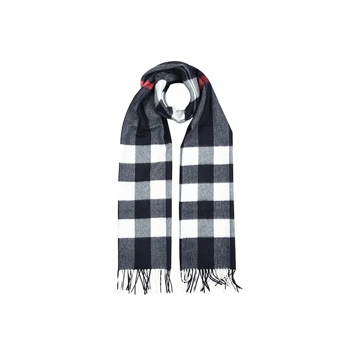 Burberry Check Fringed Scarf-1