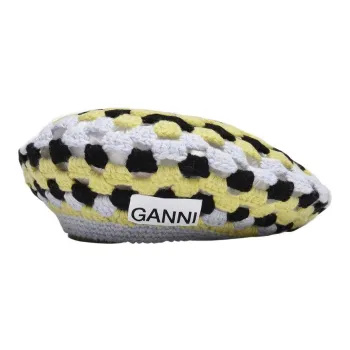 GANNI Berets Unisex Black