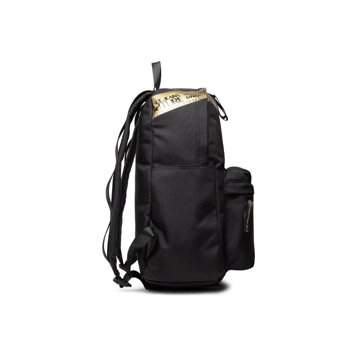 VERSACE JEANS COUTURE Fabric Backpack Regular Men's Black Gold-2