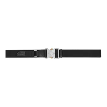 1017 ALYX 9SM Leather Belts Unisex Black