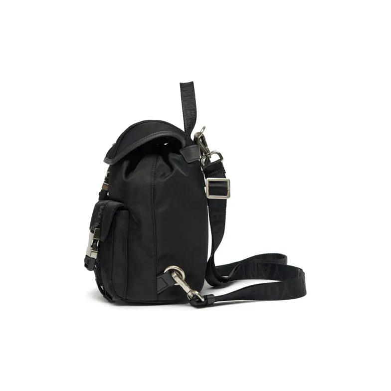 MLB Nylon Fabric Backpack Regular Unisex Black-2
