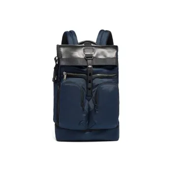 TUMI Alpha Bravo Nylon Fabric Backpack Men's Navy