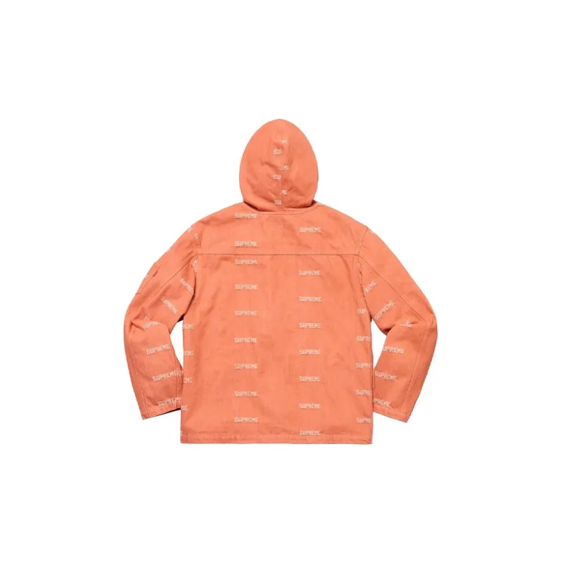 Supreme Logo Denim Turnout Jacket-1