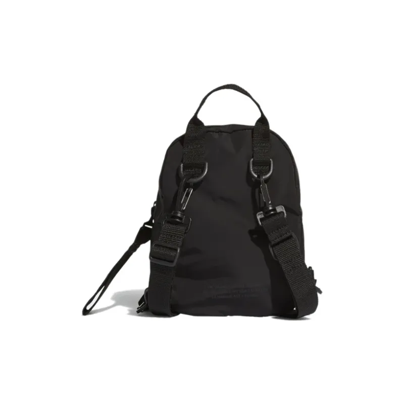 Adidas Originals Polyester Backpack Mini Women's Pure Black-3
