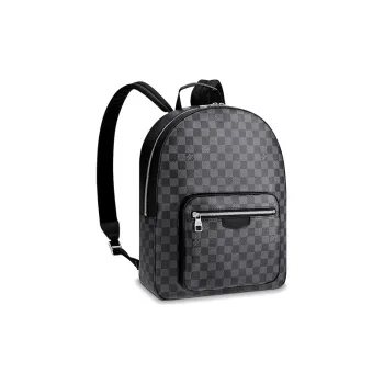 LOUIS VUITTON Josh Coated Canvas Backpack Regular Men's Graphite