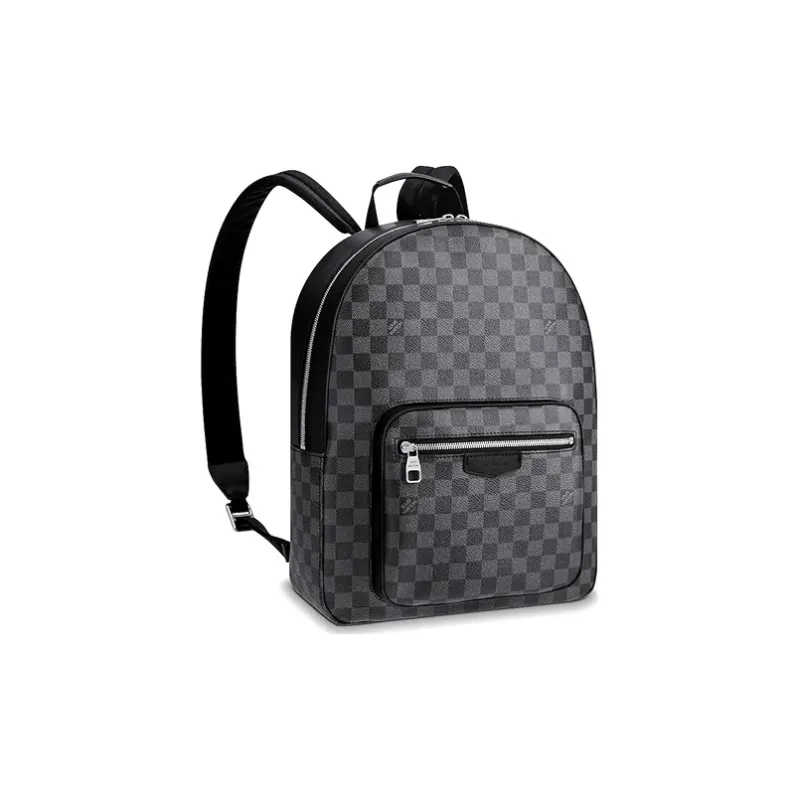 LOUIS VUITTON Josh Coated Canvas Backpack Regular Men's Graphite-0