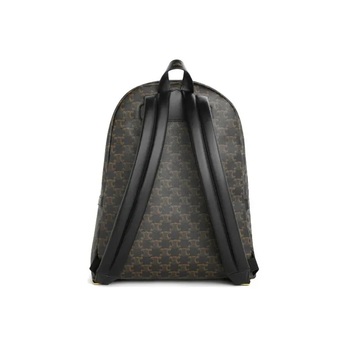 CELINE Triomphe Arc De Triomphe Cow Leather Backpack Men's Black-1