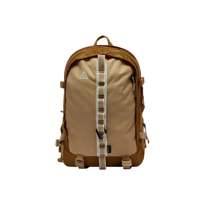 Nike Polyamide Backpack Regular Men's Beige/Brown-0