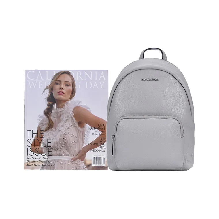 MICHAEL KORS MICHAEL KORS Luggage Collection Artificial Leather Backpack Medium Size Women's Gray-3