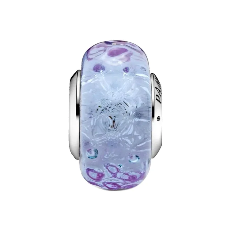 Pandora 925 Sterling Silver Pendants Women's Purple-1