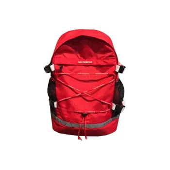 New Balance Fabric Backpack Backpack Travel Bag Casual Bag Regular Unisex Red