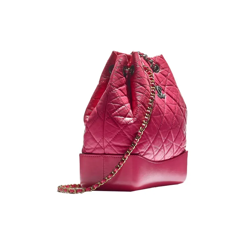 CHANEL Calfskin Backpack Trumpets Women's Pink-1
