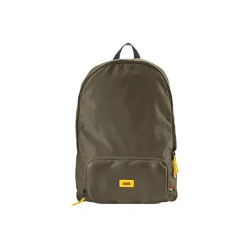 CrashBaggage EVA Backpack Medium Size Unisex Red/Yellow Black/Olive Green