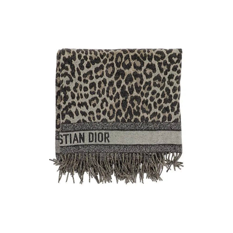 DIOR Knit Scarves Unisex Light Umber-0
