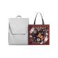 1912 Gray White Paint Backpack+1839 Black