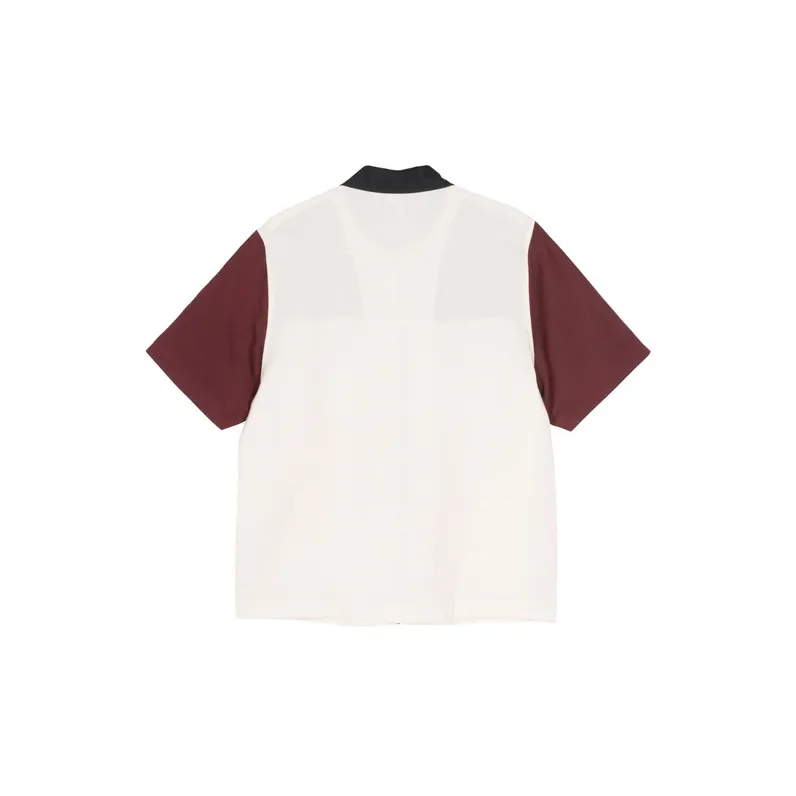 Stussy Color Block Zip Work Shirt-1