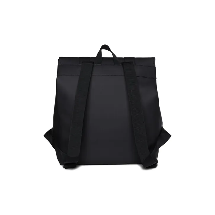 Rains PU Backpack Regular Unisex Black-1