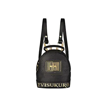 EVISU Polyurethane Backpack Unisex Black