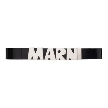 MARNI Leather Belts Unisex Black