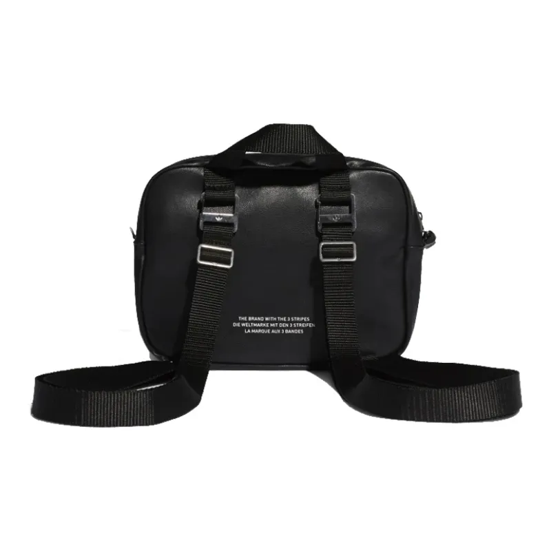 Adidas Originals Artificial Leather Handbag Backpack Mini Women's Black-1