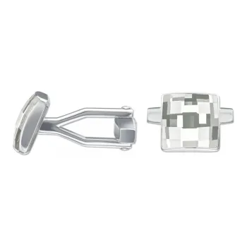 Swarovski Cufflinks Men Gray