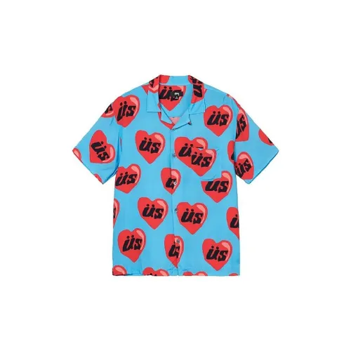 Stussy X Cactus Plant Flea Market Heart Short Sleeve Shirt