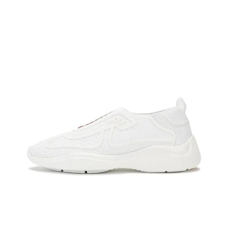 PRADA Low Top Casual Shoes Women's White-0